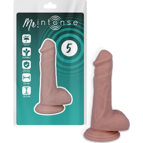 Realistiskt Dildo MR. INTENSE 16,5 cm med Smidig Touch