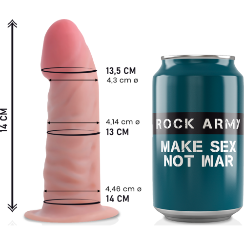 Rock Army Dual Density Tiger Dildo – Realistisk Njutning
