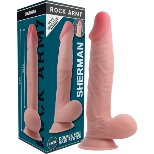Rock Army Dual Density Sherman Dildo 24 cm