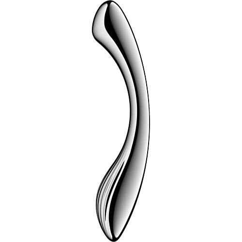 Satisfyer Pure Gravity 1 i Rostfritt Stål för G-punkt Stimulering