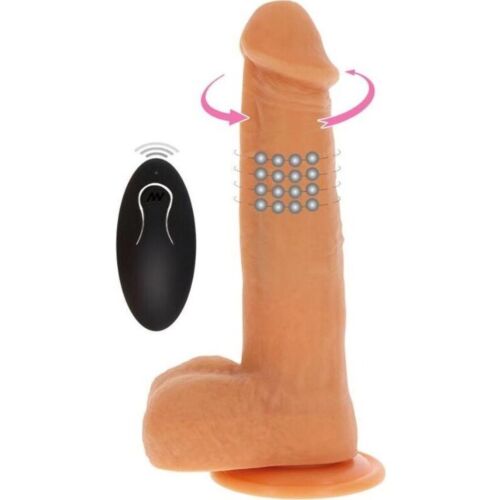 Vibrator Dildo Get Real med Rotande Kulor