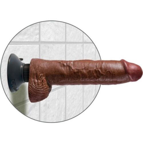 Dildo King Cock 25.5 cm med kulor