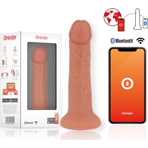 Vibrator Dildo ONINDER Bogotá 22cm med APP-kontroll