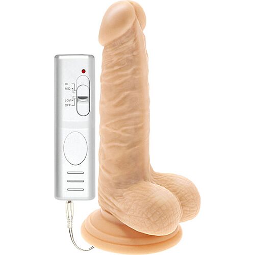 Dildo S Pleasures Don Jon Realistisk Vibrator med fjärrkontroll