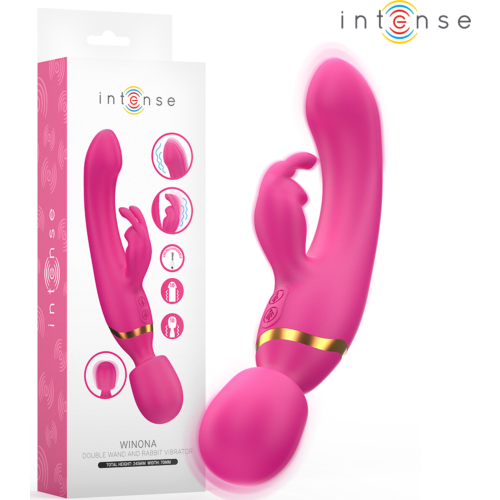 Vibrator INTENSE Winona Rabbit & Wand Dubbelstimulering