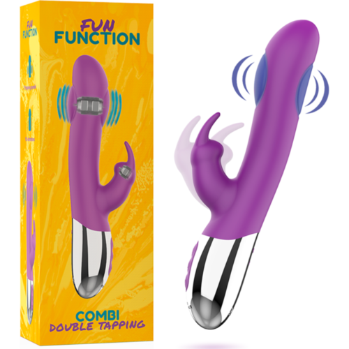 Vibrator FUN FUNCTION COMBI DOUBLE TAPPING med Dubbla Motorer