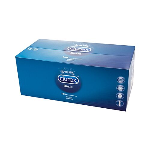 Kondom Durex Basic 144 UDS med naturlig känsla