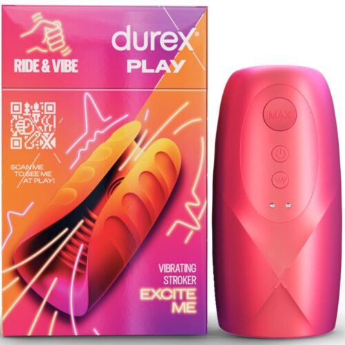 Masturbator Durex Ride & Vibe med ribbad insida