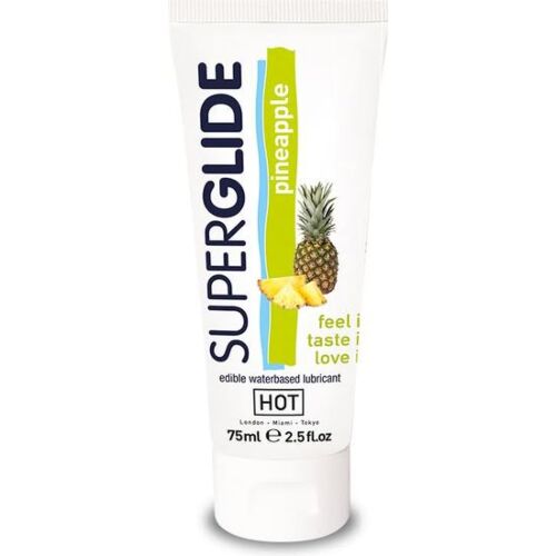 Ätbar Glidmedel HOT Superglide Ananas 75ml