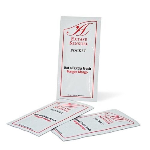 Massageolja EXTASE SENSUAL Mango - Dubbel Värme-Kyla Effekt