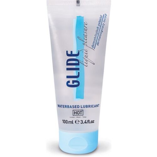 Vattenbaserat Glidmedel HOT Glide 100ml - Smidig Applicering