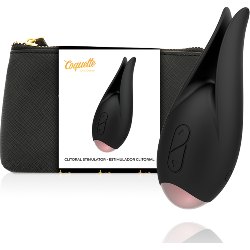 Klitorisstimulator Coquette Chic Desire med USB-laddade vibrationer