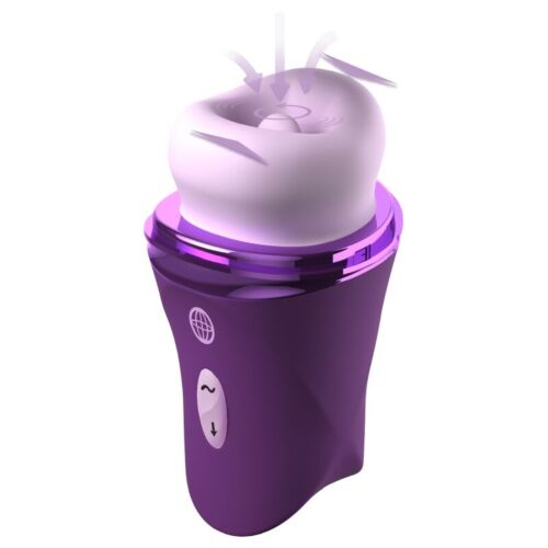 Stimulator FANTASY FOR HER LUSH KISS med suktions- och slickfunktioner