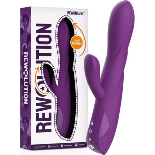 Rewolution Reworabbit Flexibel Vibrator för Dubbel Stimulering