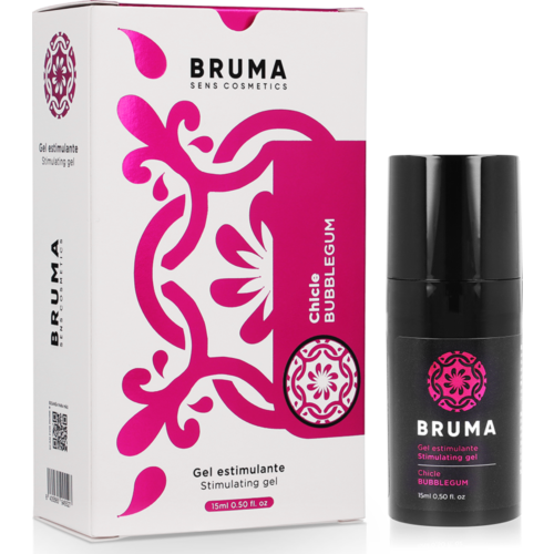 Stimulerande Gel BRUMA Bubbelgum 15ml för Intima Stunder