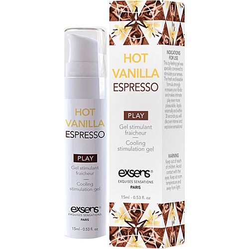 Värmande Stimuleringsgel Exsens Hot Vanilla Espresso 15ml