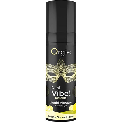Orgie Dual Vibe Kysbar Citron Gin Stimulerande Gel