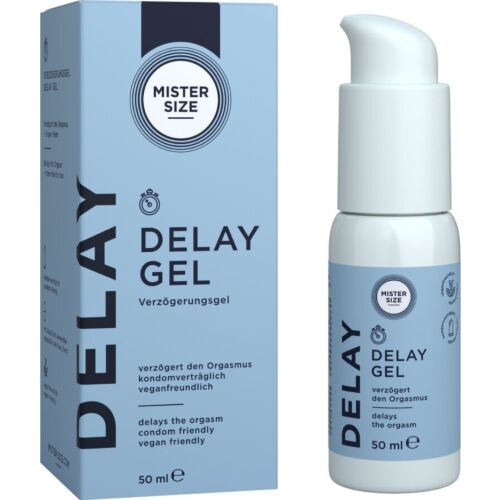 MISTER SIZE Delay Gel 50 ML för Förlängd Njutning