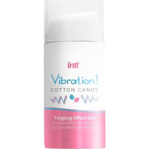 INTT Cotton Candy Flytande Vibrator Gel 15ml | Intensiv Känsla