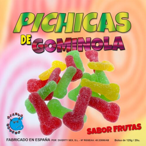 Gummy Candies Diablo Goloso Fruktsmakande Godis