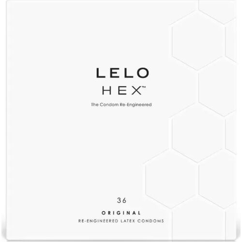 LELO HEX Kondomer - 36-pack med Förbättrad Känslighet