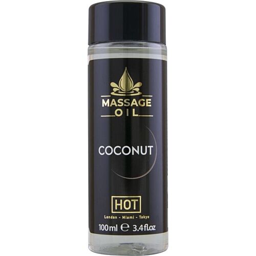 Massageolja HOT Coconut – 100ml Silkeslen Närande Formel