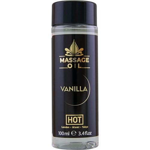 Massageolja HOT Vanilj 100 ML - Söt Aroma för Avkoppling