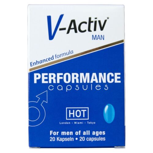 Kapslar För Män HOT V-ACTIV CAPS 20 Enheter
