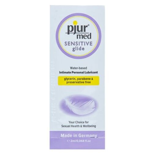 Vattenbaserat glidmedel PJUR MED SENSITIVE GLIDE 2 ML