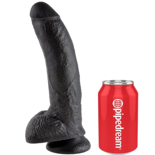 Dildo KING COCK 22.9 cm med sugkopp