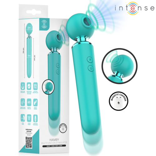 Vibrator INTENSE HIGH TECH HAMBY Multifunktionell sug- och vibrationsstimulator