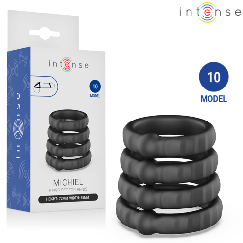 Penisringar INTENSE FOR HIM Set av 4