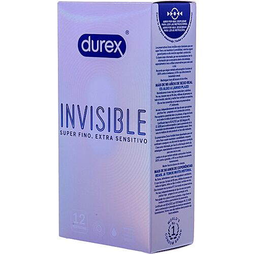 Durex Invisible Ultra Tunna Kondomer - Maximal Känsla