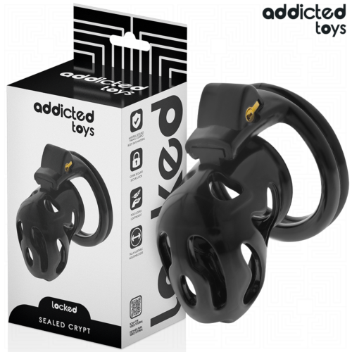 Kyskhetsbur ADDICTED TOYS LOCKED 8 CM för Absolut Kontroll