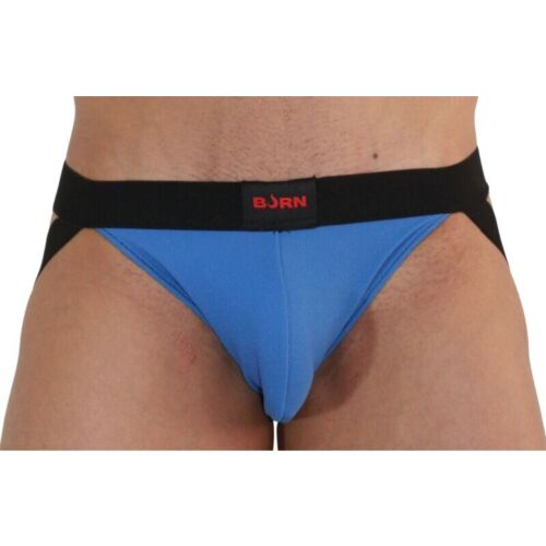 BURN 008 Jockstrap L - Genomskinligt Glittrande Design