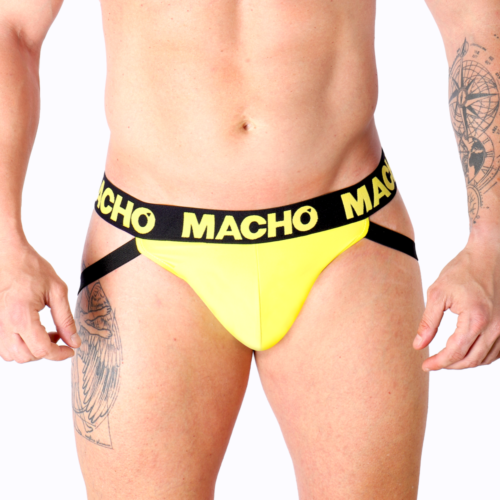 Jockstrap MACHO UNDERWEAR MX25A med Öppen Bakdesign
