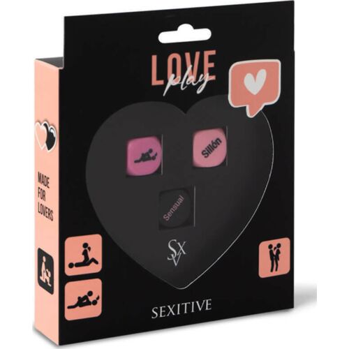 SEXITIVE Love Play — 3 Erotisk Tärningar för Par