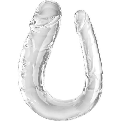 Double Dildo King Cock Clear Double Trouble 44 cm