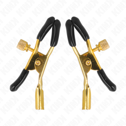 Pinzas för bröstvårtor KINK GOLD NIPPLE CLAMPS