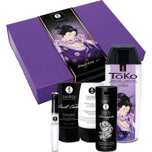 Nyttigheter Shunga Naughtier Kit med 5 produkter