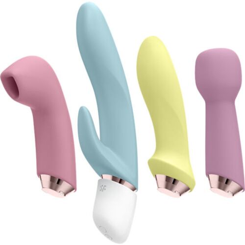 Vibratorset SATISFYER MARVELOUS FOUR med 4 alternativ