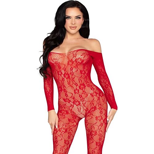 Bodystocking Leg Avenue 89366 Blommönstrad Spets