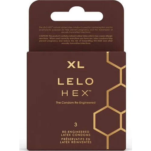 LELO HEX Respect XL Kondomer - Förbättrad Komfort för Större Storlekar