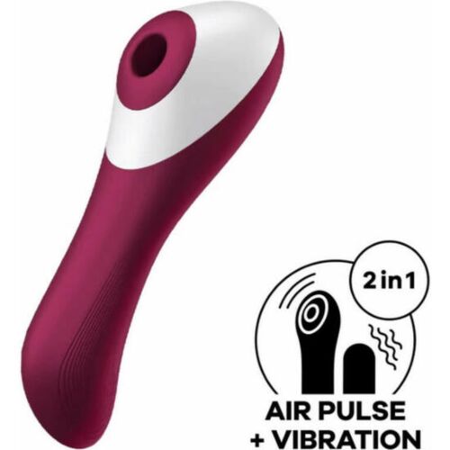 Vibrator SATISFYER DUAL CRUSH med lufttryck och vibration