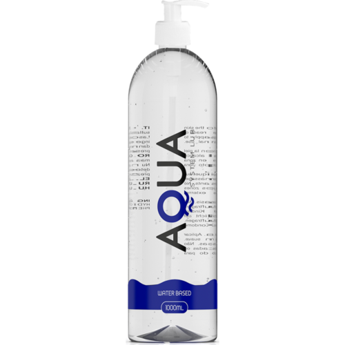 AQUA QUALITY Vattenbaserat Glidmedel 1000 ML - Mjuk & Säker