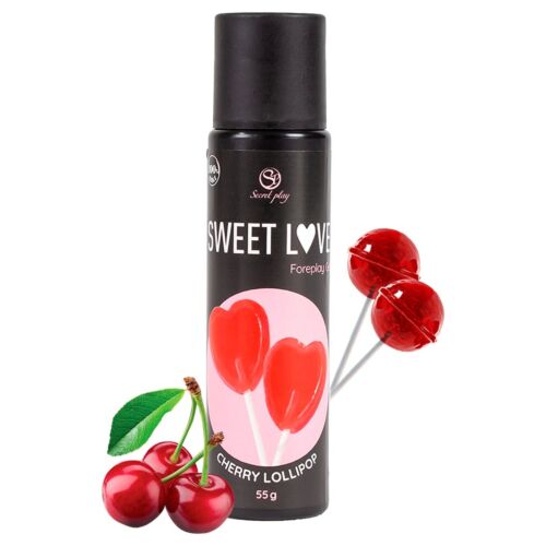SECRETPLAY Cherry Lollipop ätbart glidmedel 60ml