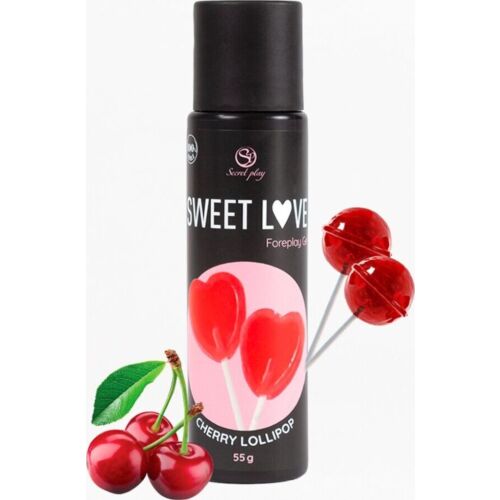 SECRETPLAY Cherry Lollipop ätbart glidmedel 60ml