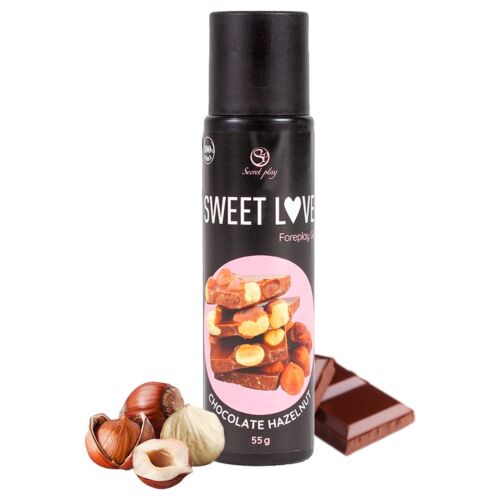 Glidmedel SECRETPLAY Sweet Love Chocolate med Hasselnöt 60ml Ätbart