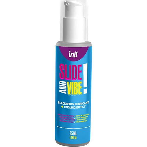 Vibrerande glidmedel INTT RELEASES 35 ML med björnbärssmak