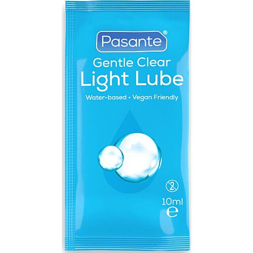 Pasante Light Vattenbaserat Glidmedel 10ml för Komfort